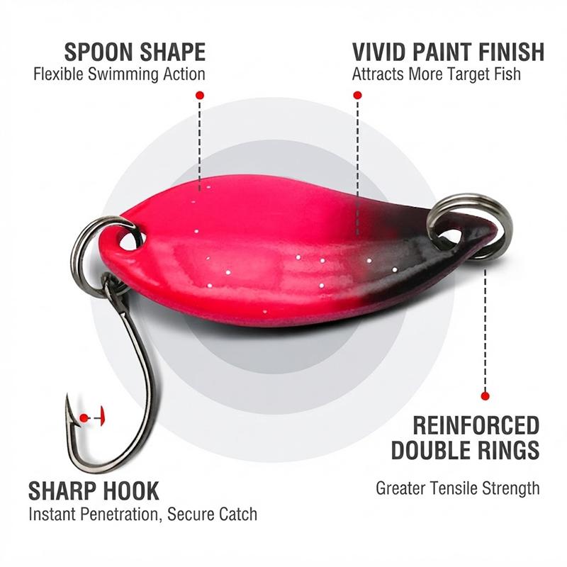 Przynęty wędkarskie typu spoon – Fishing Lure Spoon recenzja i cena